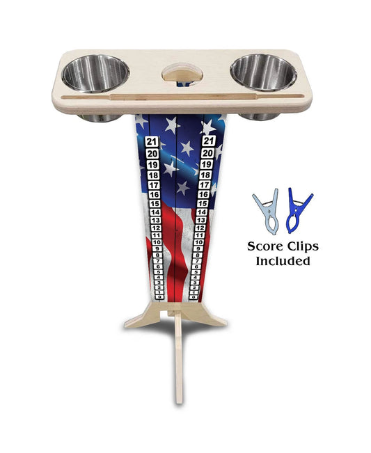American Flag Score Stand